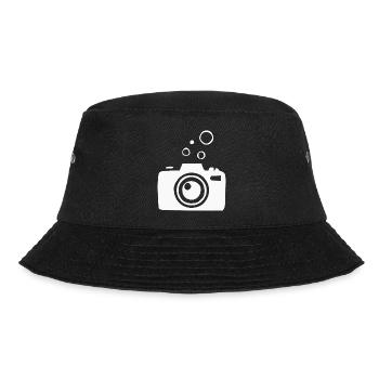 Underwater Camera Camera Diver Diving Gift - Bucket Hat - black - Front - Lela (165cm)