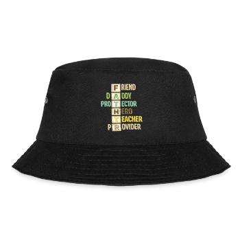 Father's Day - Bucket Hat - black - Front - Lela (165cm)