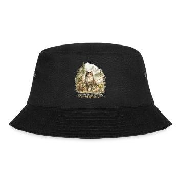 Natur_Little_Exploratorium - Bucket Hat - Schwarz - Vorne - Lela (165cm)