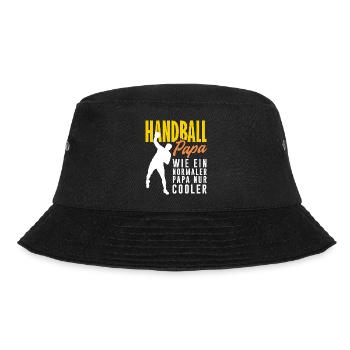 Handball Handballer Handball Trainer Fan Geschenk - Bucket Hat - Schwarz - Vorne - Lela (165cm)