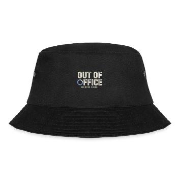 Schülerhumor – Sommer außerhalb des Büros vorbei - Bucket Hat - Schwarz - Vorne - Lela (165cm)