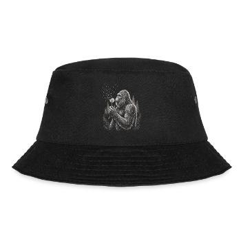 Bigfoot, Pusteblume, Löwenzahn, Naturliebhaber - Bucket Hat - Schwarz - Vorne - Lela (165cm)