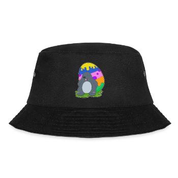 Maulwurf Ostern Osterei - Bucket Hat - Schwarz - Vorne - Lela (165cm)