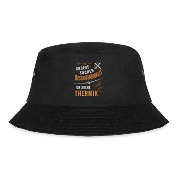 Ich suche Thermik Segelflug - Bucket Hat - Schwarz - Vorne - Lela (165cm)