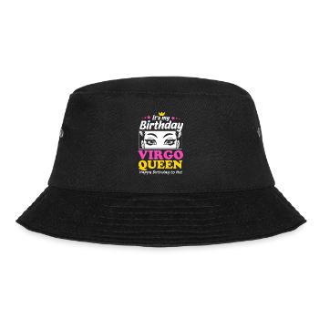 Sternzeichen Jungfrau - Bucket Hat - Schwarz - Vorne - Lela (165cm)