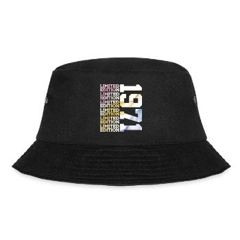 LIMITED EDITION 1971 - 55 YEARS - 55TH BIRTHDAY - Bucket Hat - black - Front - Lela (165cm)