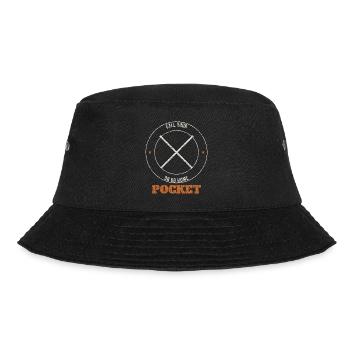 Call Your Pocket Badge - Bucket Hat - black - Front - Lela (165cm)