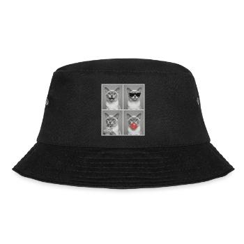 Katzen Europäische Burma Katze - Bucket Hat - Schwarz - Vorne - Lela (165cm)