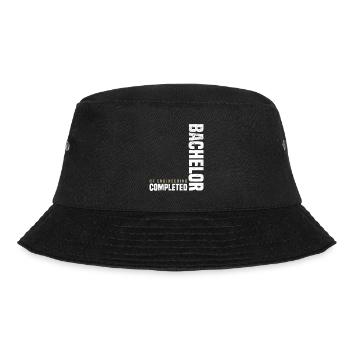 Bachelor of Engineering - Bucket Hat - Schwarz - Vorne