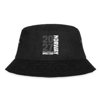 Norwegen Angeltour Soroya 2027 - Bucket Hat - Schwarz - Vorne