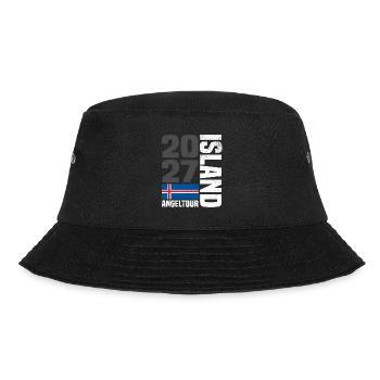 Island Angeltour 2027 - Bucket Hat - Schwarz - Vorne