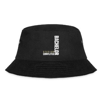 Bachelor Studium Abgeschlossen - Bucket Hat - Schwarz - Vorne