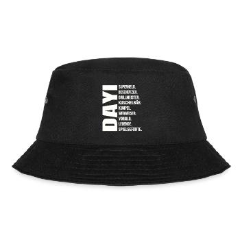 Dayi Definition Türkischer Onkel Geschenk Ideen - Bucket Hat - Schwarz - Vorne