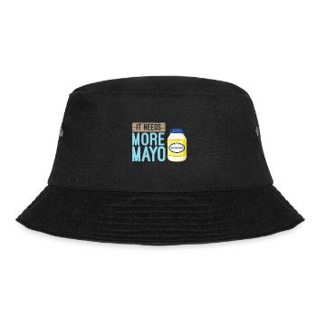 Mayonnaise Mayo Sauce Majo Salatsauce - Bucket Hat - Schwarz - Vorne - Lela (165cm)