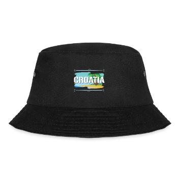 Croatia - Bucket Hat - Schwarz - Vorne - Lela (165cm)