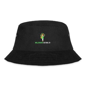 Millionaire in front of 21! - Bucket Hat - black - Front - Lela (165cm)