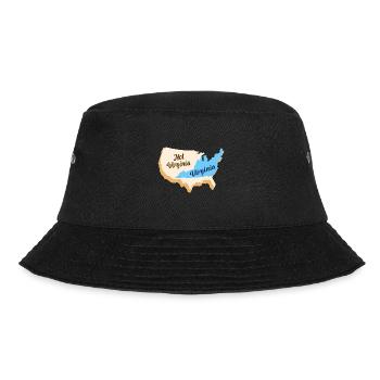 Virginia Not Virginia Design für stolze Virginier - Bucket Hat - Schwarz - Vorne - Lela (165cm)