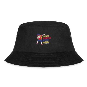 Tausche Schwester Gegen Fußball - Bucket Hat - Schwarz - Vorne - Lela (165cm)