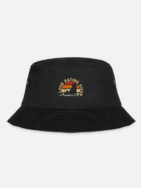 Capybara Nagetier - Bucket Hat - Schwarz