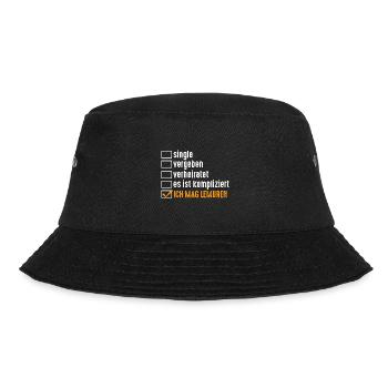 Lemur - Bucket Hat - Schwarz - Vorne - Lela (165cm)