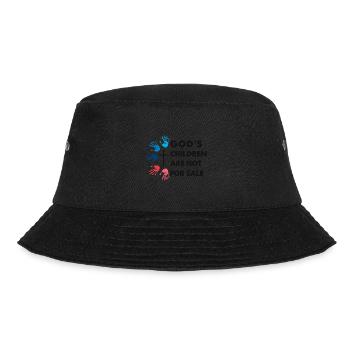 God's Children Are Not For Sale - Bucket Hat - black - Front - Lela (165cm)