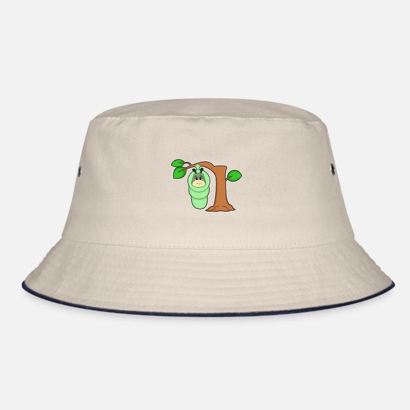 Caterpillar Sleeping Sleeping Bag Bucket Hat