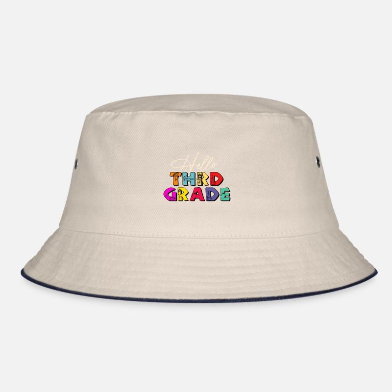 Teacher Hello Third Grade Bucket Hat
