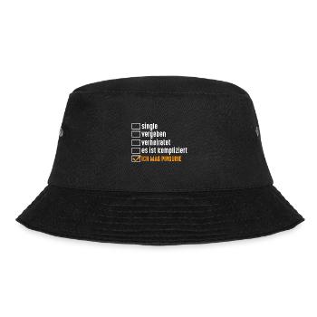 Pinguin - Bucket Hat - Schwarz - Vorne - Lela (165cm)