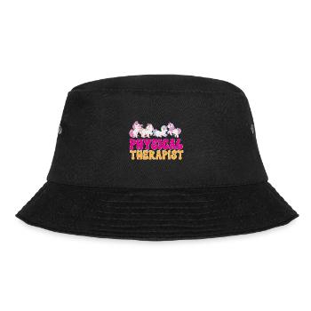 Physiotherapie Kinderphysiotherapeutin - Bucket Hat - Schwarz - Vorne - Lela (165cm)