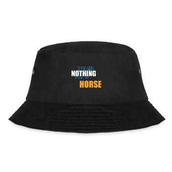 Denglish tell me nothing from the horse - Bucket Hat - black - Front - Lela (165cm)
