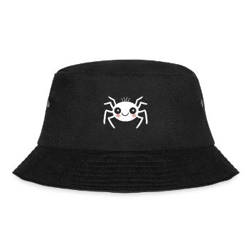 Spinne - Bucket Hat - Schwarz - Vorne - Lela (165cm)