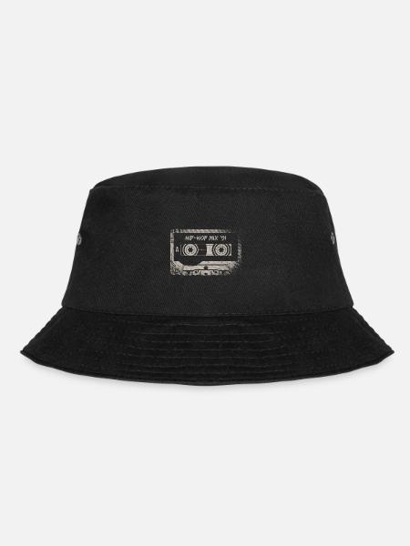 Vintage Alt Hip Hip Mixtape 91 Musik Liebe - Bucket Hat - Schwarz