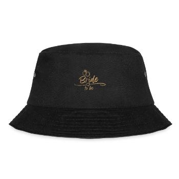 Bride to be - Junggesellenabschied - Bucket Hat - Schwarz - Vorne - Lela (165cm)