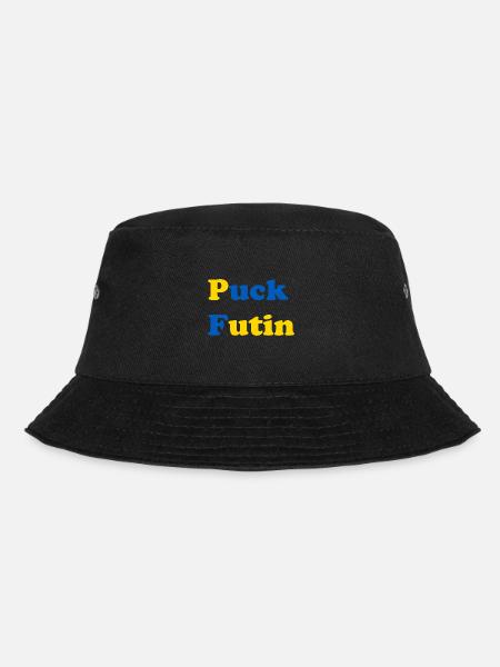 Puck Futin Ukraine Solidarität - Bucket Hat - Schwarz