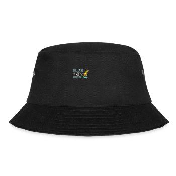 Windsurfen Brett Segel Paddel Windsurfer Wasser - Bucket Hat - Schwarz - Vorne - Lela (165cm)