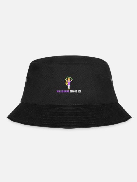 Millionär vor 60! - Bucket Hat - Schwarz