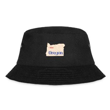 Hauptstadt Oregon Design für stolze Oregonianer - Bucket Hat - Schwarz - Vorne - Lela (165cm)