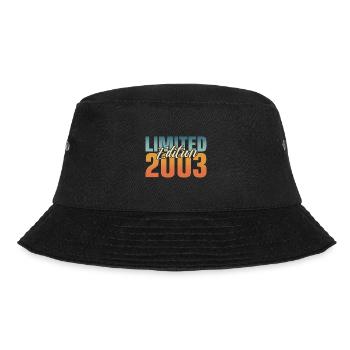 20th birthday 2003 Born 20 years - Bucket Hat - black - Front - Lela (165cm)