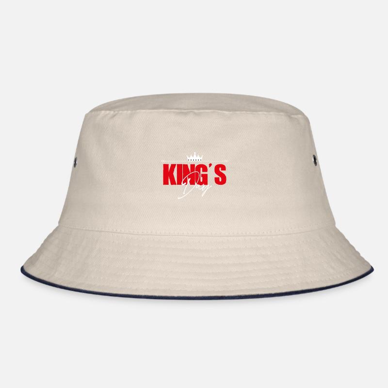 KING'S Day. Kings Day. King for a day. Bucket Hat