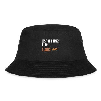 Ant Insect Collector Entomologist - Bucket Hat - black - Front - Lela (165cm)