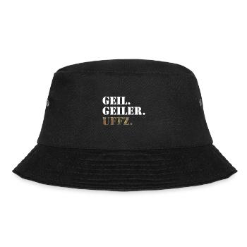 Geil. Geiler. Uffz. Bundeswehr Soldat - Bucket Hat - Schwarz - Vorne - Lela (165cm)
