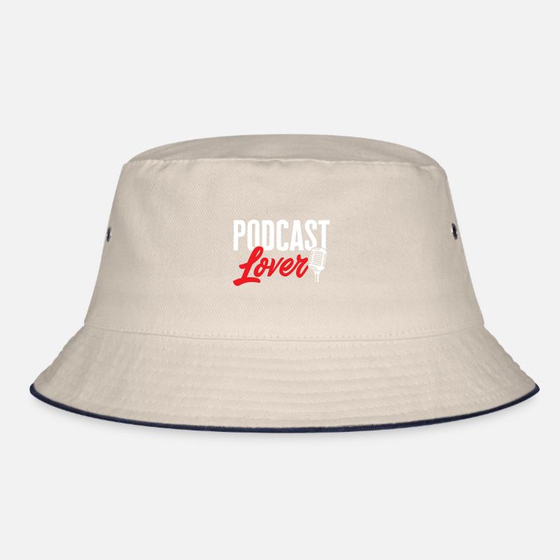 Podcaster Podcast Bucket Hat