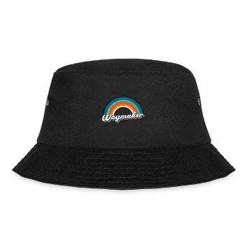 Waymaker Promise Keeper Miracle Worker , Jahrgang - Bucket Hat - Schwarz - Vorne - Lela (165cm)
