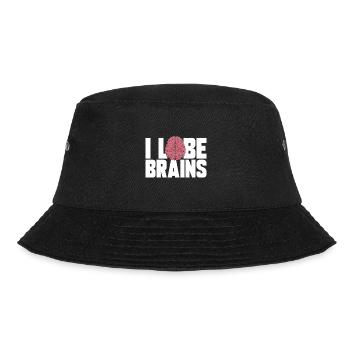 Neurologie Krankenschwester Gehirn Neurologin - Bucket Hat - Schwarz - Vorne - Lela (165cm)