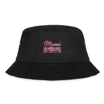 Mutter Familie Mütter Geschenk - Bucket Hat - Schwarz - Vorne - Lela (165cm)
