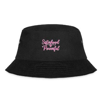 Sisterhood Is Powerful 33 - Bucket Hat - black - Front - Lela (165cm)