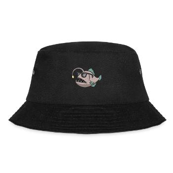 Frogfish Deep Sea Angler Angler Fish - Bucket Hat - black - Front - Lela (165cm)