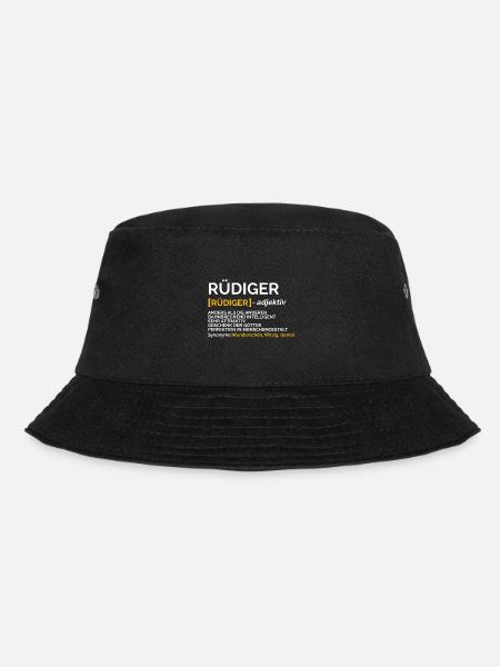 Rüdiger - Bucket Hat - Schwarz