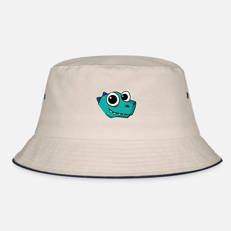 Dino Dinosaur Head Bucket Hat