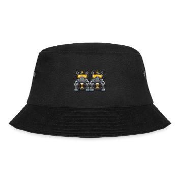 Nashorn Ski Team Bier - Bucket Hat - Schwarz - Vorne - Lela (165cm)